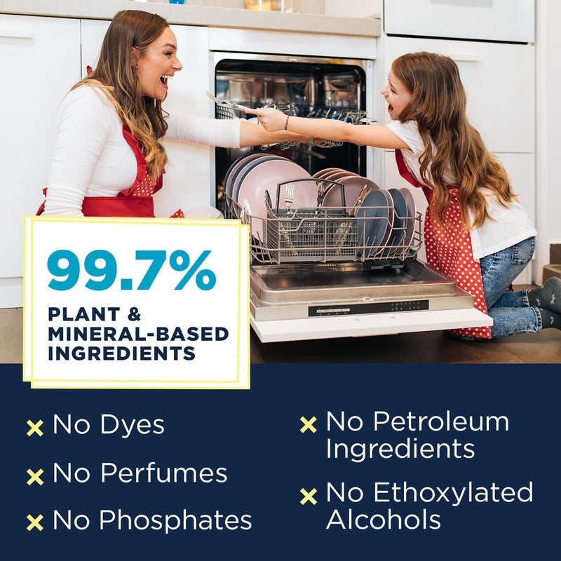 Nature Clean Natural Dishwasher Rinse Aid Liquid, Plant-Based Dishwasher Drying Agent with 99.7% Natural Ingredients, Unbelievable Power and No Nasty Chemicals. Hard Water Stain Remover. 8 oz 2-pack - Image 3